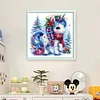 Christmas Unicorn-14CT Counted Cross Stitch 40*40cm/15.75*15.75in