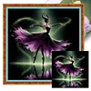 (Stamped/Counted) Ballet Maleficent Silhouette-11CT Cross Stitch 40*40cm