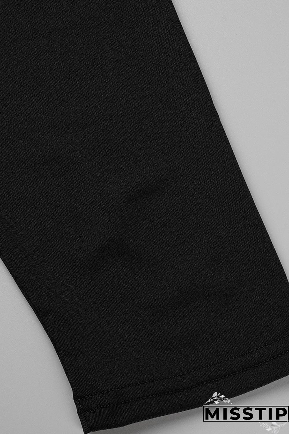 Black Fashion Casual Solid Patchwork Off the Shoulder Long Sleeve Dresses