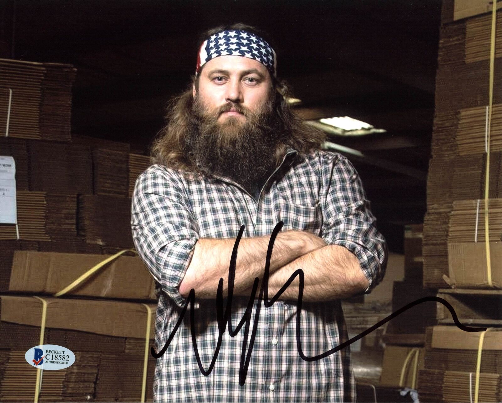 Willie Robertson Duck Dynasty Authentic Signed 8X10 Photo Poster painting BAS #C18582