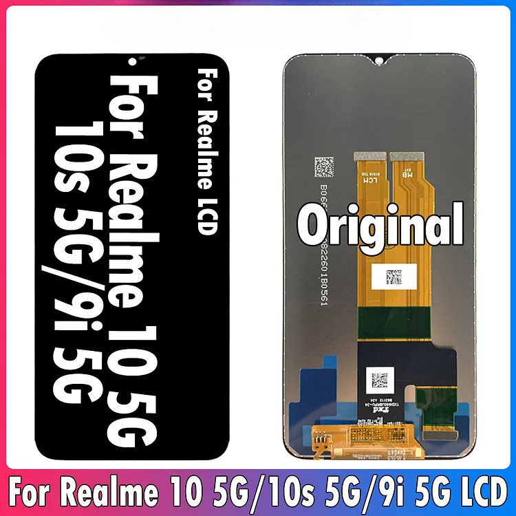 6.6" Original For OPPO Realme 10 5G RMX3663 For Realme 10s 5G Display Screen Replace For Realme 9i 5G LCD Display