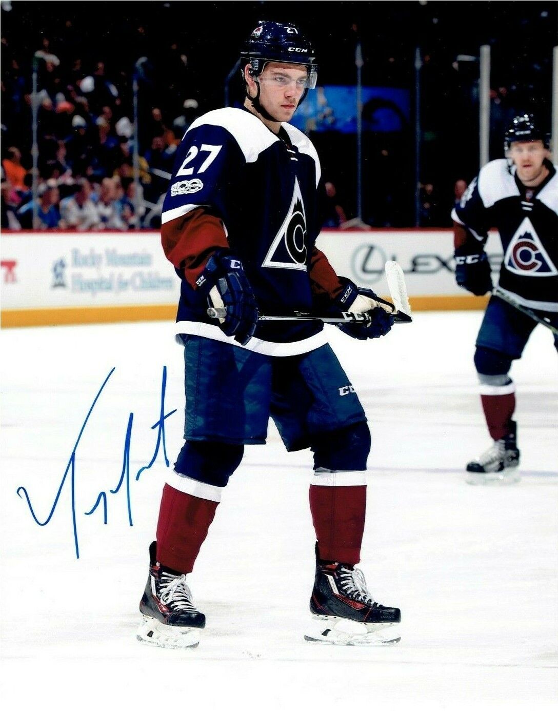 TYSON JOST autographed SIGNED COLORADO AVALANCHE 8x10 Photo Poster painting