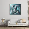 Love Bulldog-11CT Stamped Cross Stitch 45*45cm