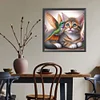 Diamond Painting -DIY Full Round Drill Cat(40*40 CM)