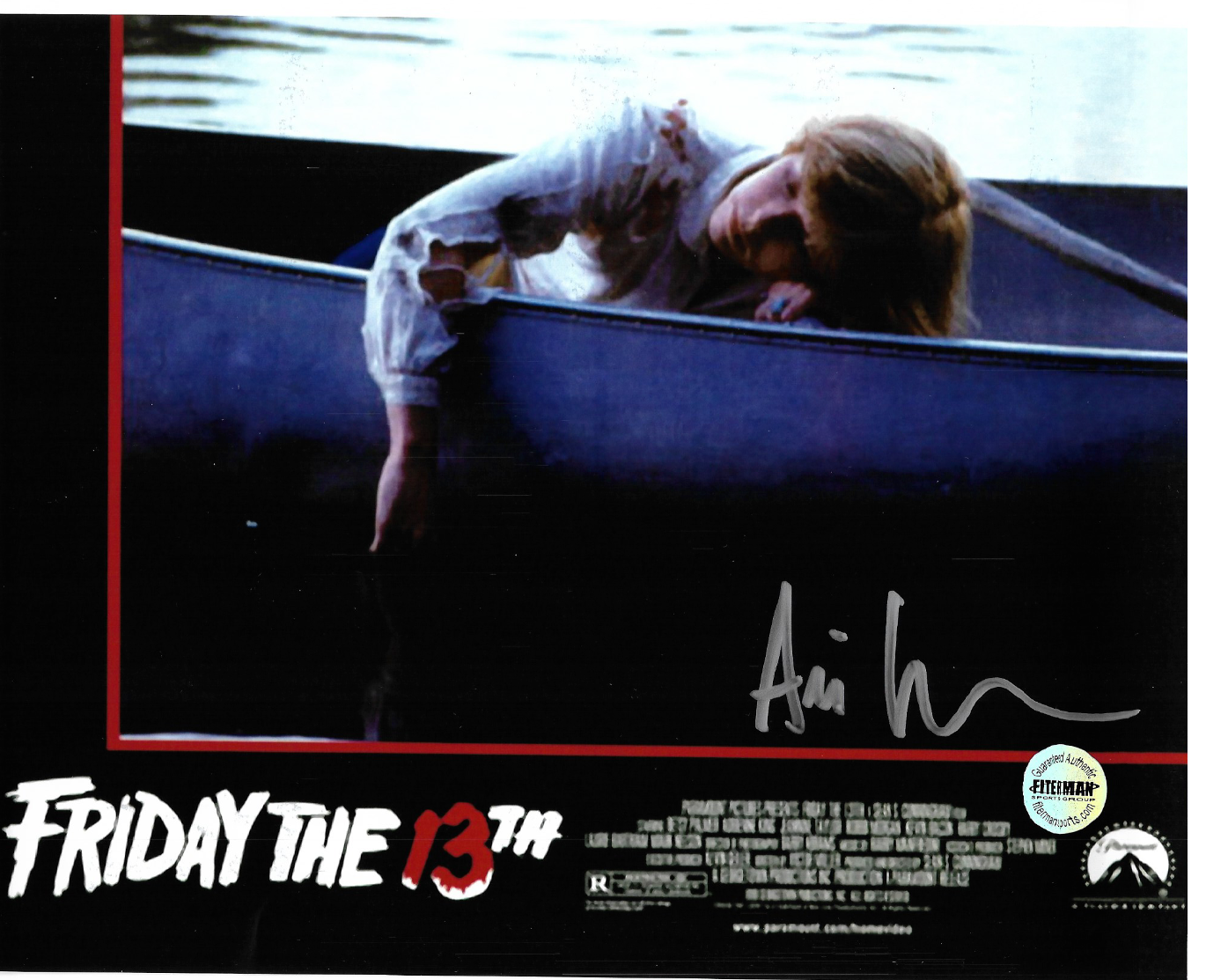 Jason Voorhees ~Friday The 13th~ Ari Lehman 8x10 Movie Photo Poster painting FitermanCOA Boating