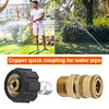 High Pressure Garden Irrigation Connector 1/4 Inch Quick Coupling for Water Pipe