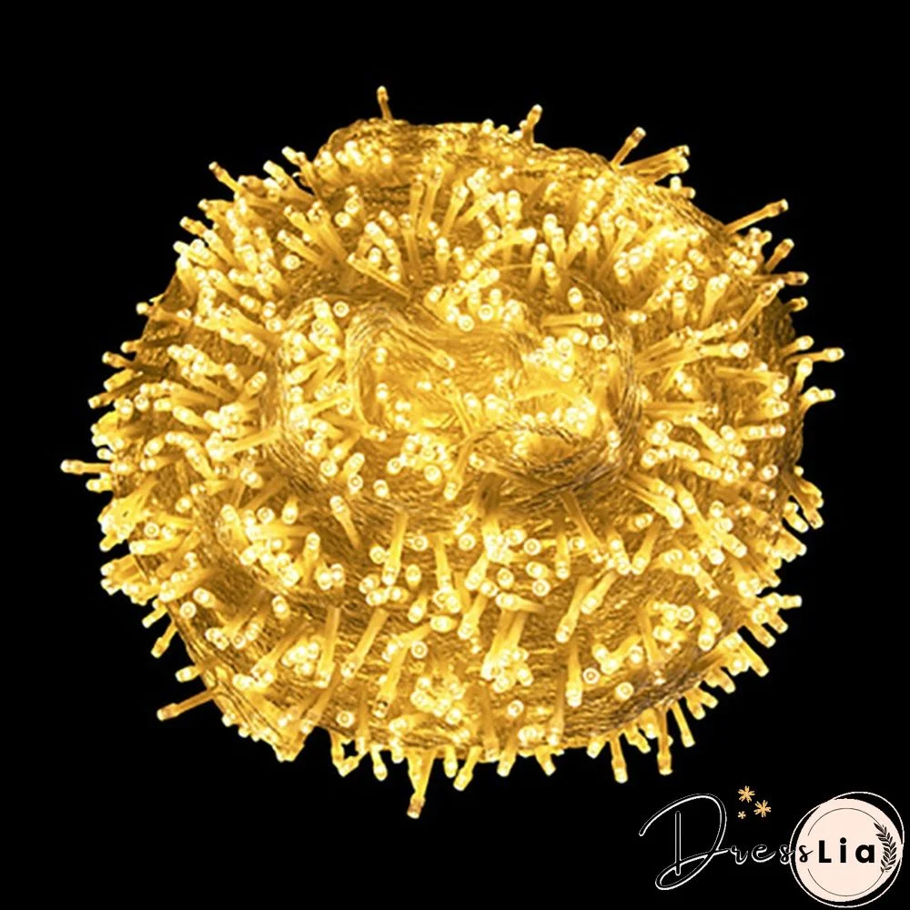 Fairy Lights 10M-100M Led String Garland Christmas Light Waterproof For Tree Home Garden Wedding Party Outdoor Indoor Decor