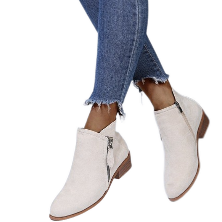Women‘s Boots Warm Suede Leather Ankle Boots