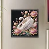 Diamond Painting-DIY Crystal Rhinestone Lotus Swan(40x40cm)