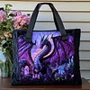 Blazing Dragon Trail Quilted Tote  Bag🔥All items are shipped in a default size of 15x14 inches.