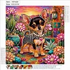 Diamond Painting-DIY Crystal Rhinestone Happy Chihuahua