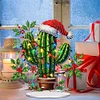 Cactus acrylique - ornement d&rsquo;artisanat de bricolage 5d
