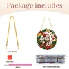 Diamond Painting Snowman Wreath Ornament Hanging Decor 9.45x9.45in