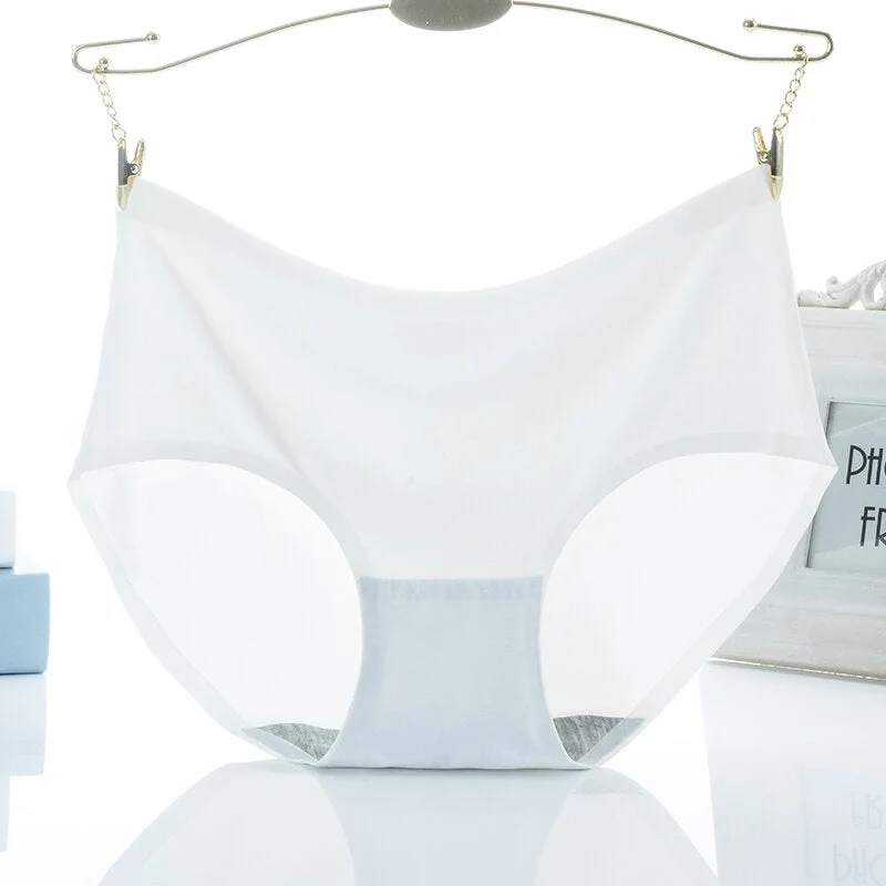 Factory Direct Large size Viscose Fiber Seamless Underwear Women's Sexy Mid-Waist Plus-sized Comfortable Women's Panties