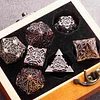 Metal DND Dice Set Dungeons & Dragons Dice Set Polyhedron for RPG Board Games Tabletop Game Accessories