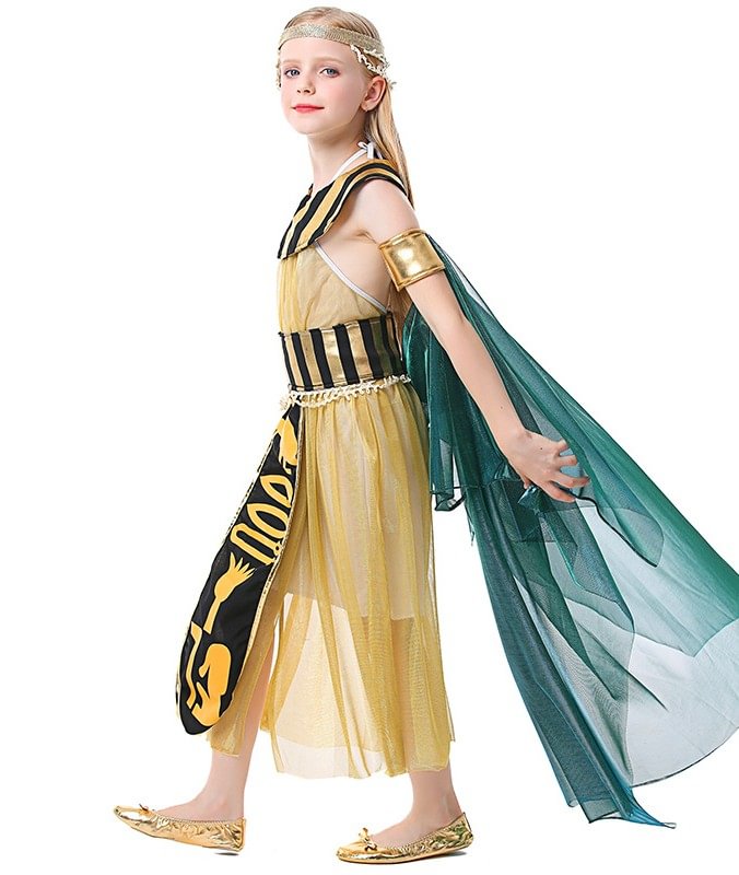 Halloween kids costume Egyptian Pharaoh Cleopatra performance costume Novameme