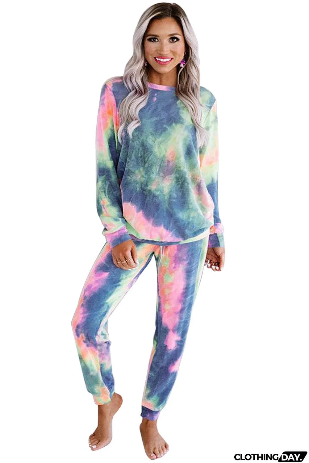 Snuggle Down Tie Dye Lounge Set