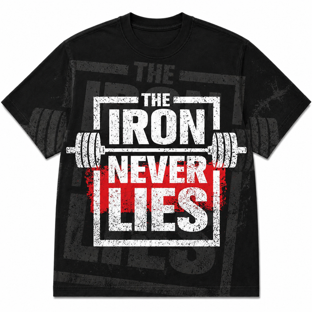 Gym Iron Never Lies Cotton T-Shirt