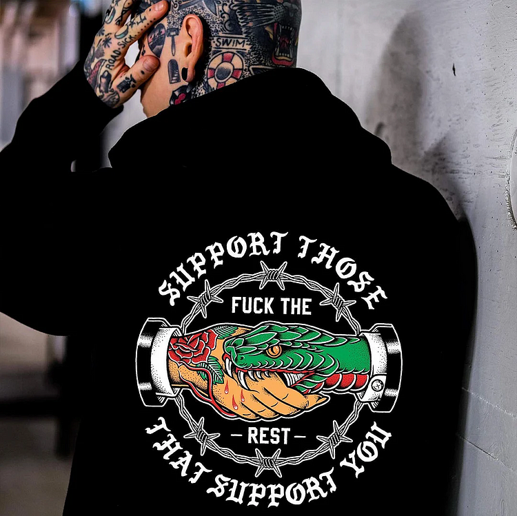 Support Those That Support You Hoodie