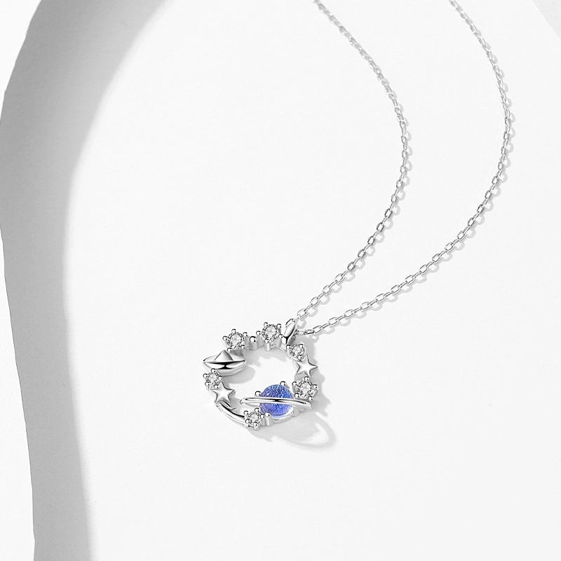 2 Pieces Minimalist Classic Style Geometric Titanium Steel Plating Pendant Necklace