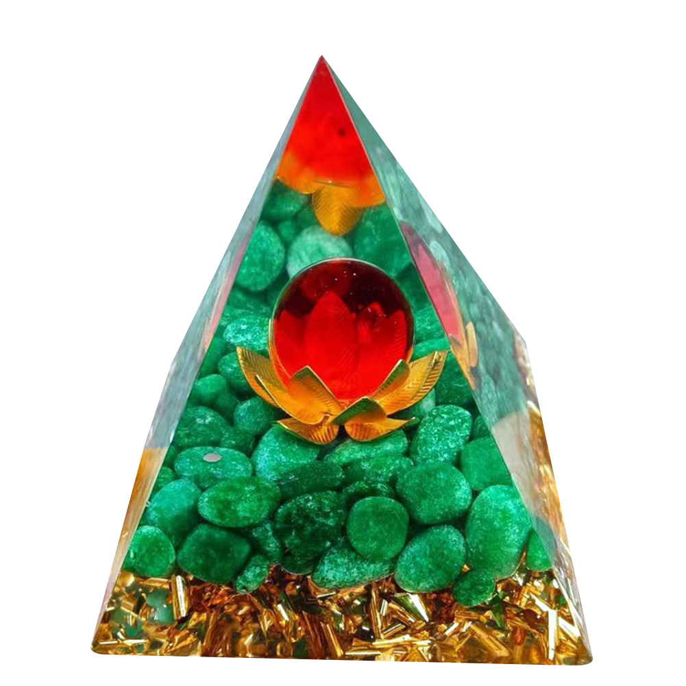 

5cm Natural Orgonite Pyramid Chakra, 501 Original