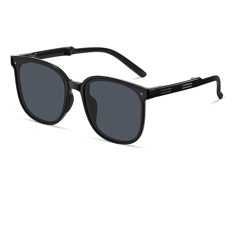Folding Sunglasses Polarized Sunglasses Fashion Ultra Light TR Two Tone Folding Sunglasses-vocosishoes