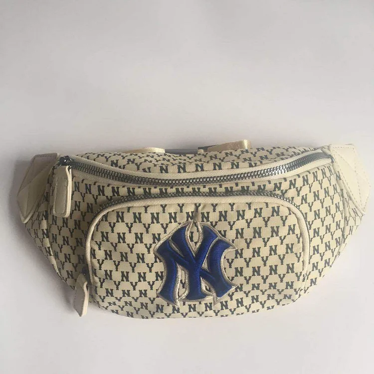 Yankees Bags Men and Women Embroidered Waist Bag NY Waist Bag Chest Bag