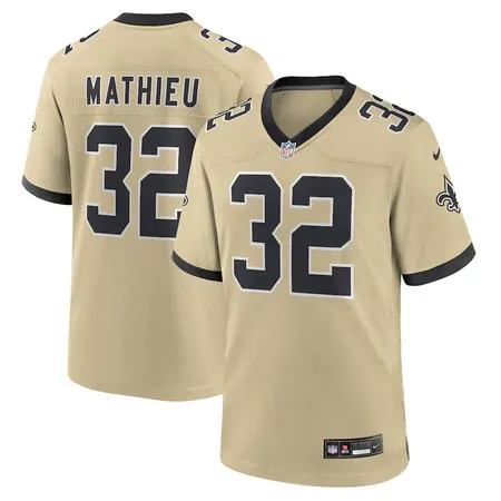 Men's New Orleans Saints #32 Tyrann Mathieu  Gold Gameday Golds Alternate Game Player Jersey