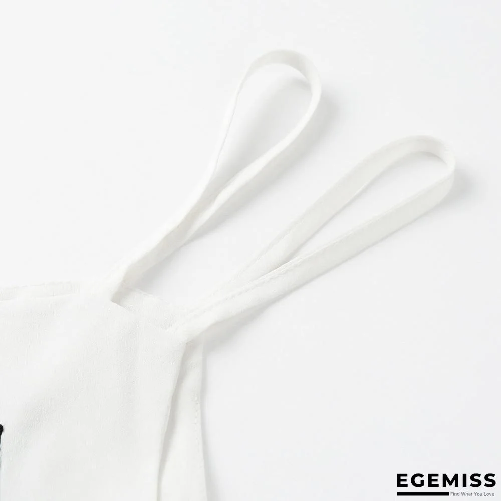 5XL Sexy Women Plus Size Chiffon Top Strap Contrast V-Neck Sleeveless Vest Top | EGEMISS