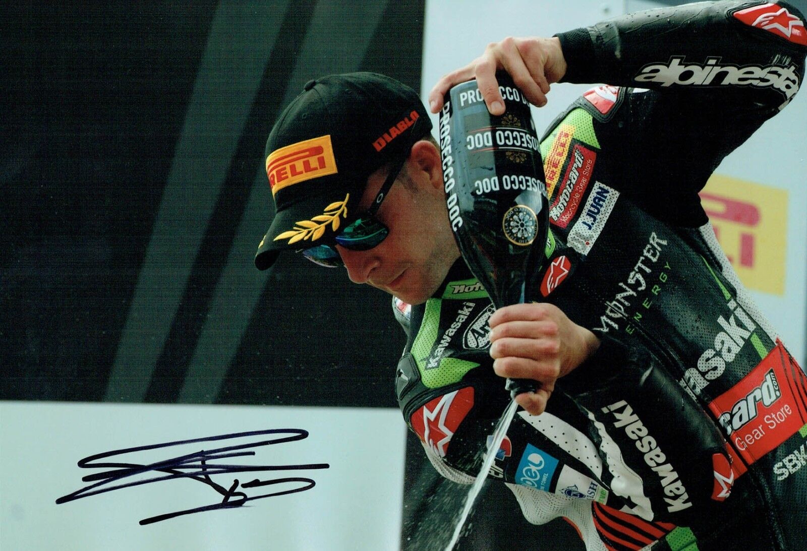 Jonathan REA SIGNED 12x8 Photo Poster painting E Autograph World Superbike Champion AFTAL COA