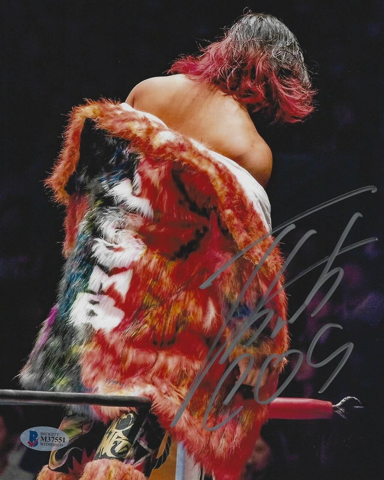 Hiromu Takahashi Signed 8x10 Photo Poster painting BAS Beckett COA New Japan Pro Wrestling LIJ 9