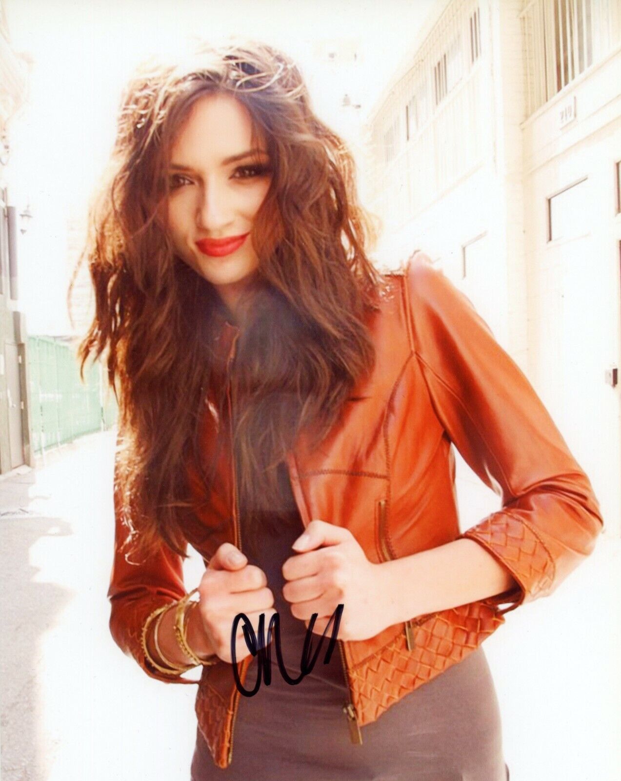 CRYSTAL REED Authentic Hand-Signed SEXY