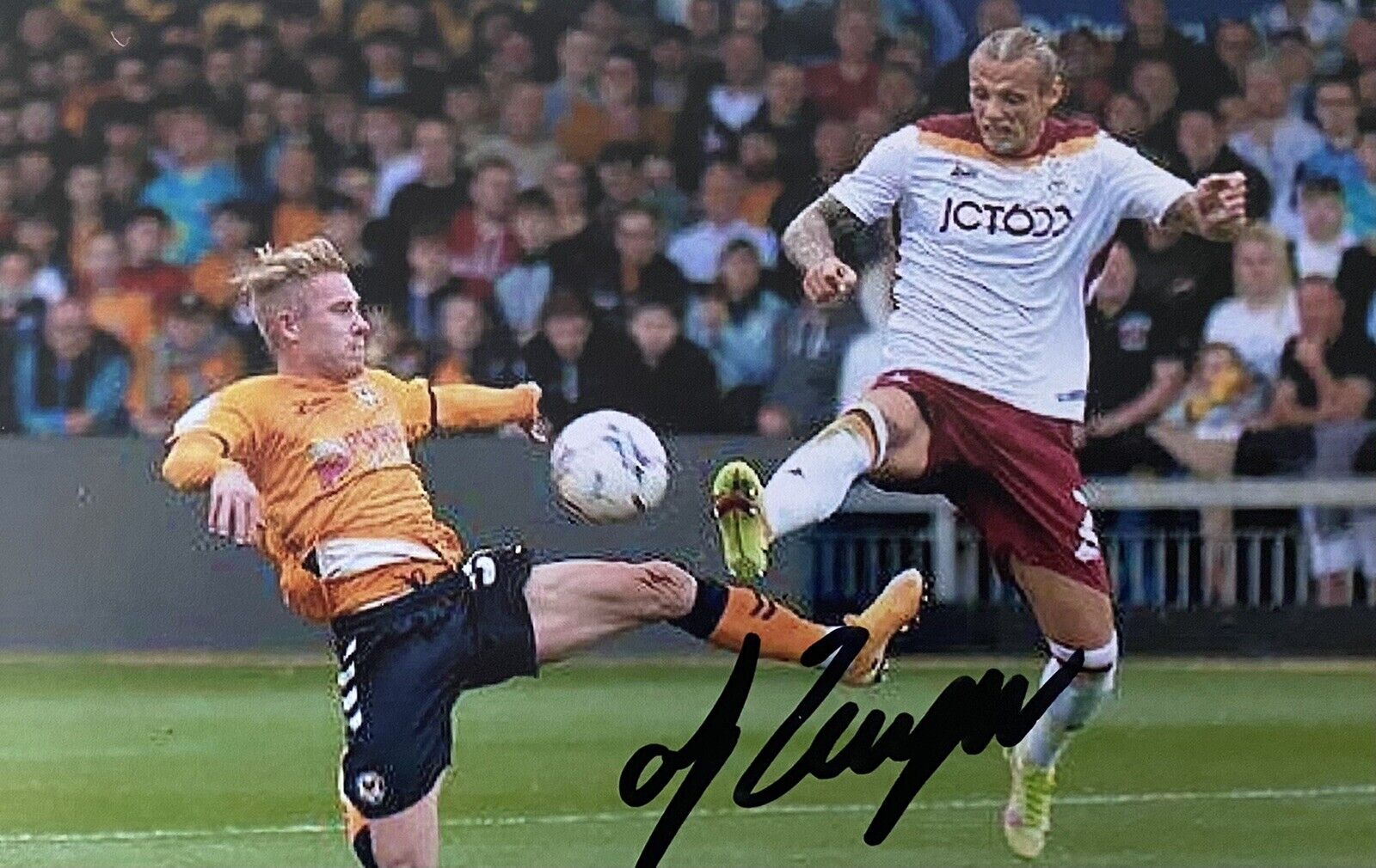 Oli Cooper Genuine Hand Signed Newport County 6X4 Photo Poster painting 3