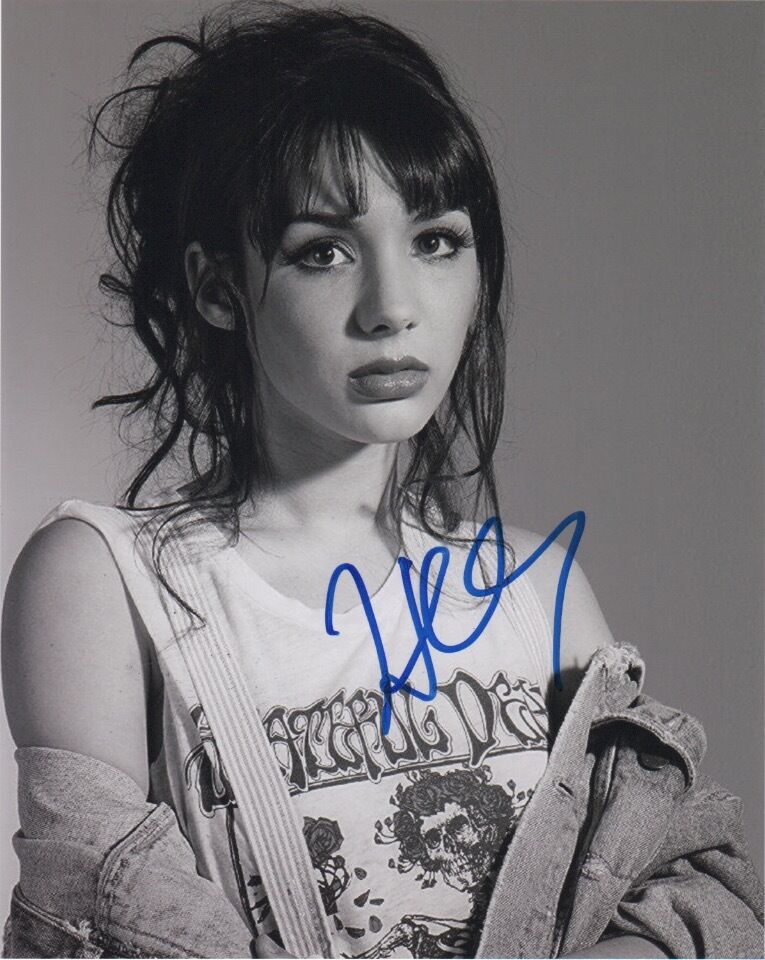 Hannah Marks Sexy Autographed Signed 8x10 Photo Poster painting COA #6