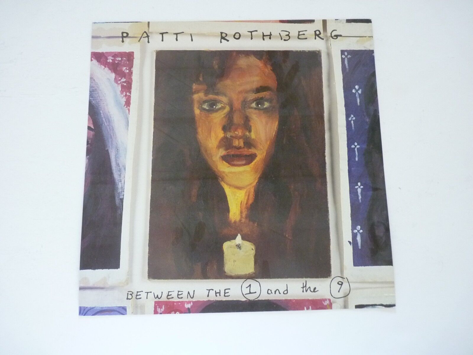 Patti Rothberg Between the 1 and the 9 LP Record Photo Poster painting Flat 12x12 Poster