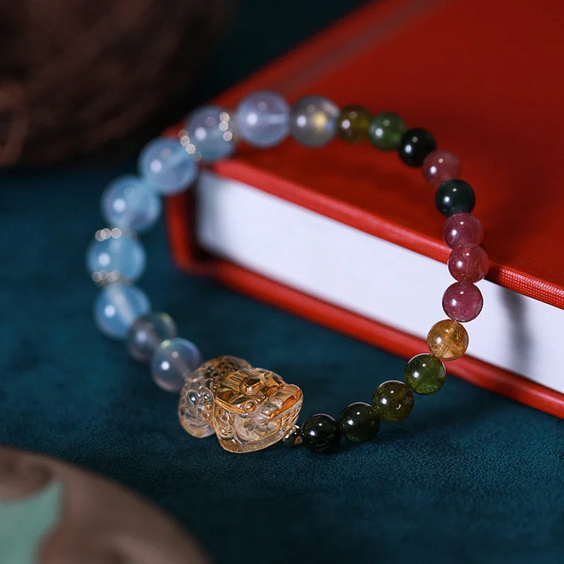 PiYao Aquamarine Tourmaline Bracelet