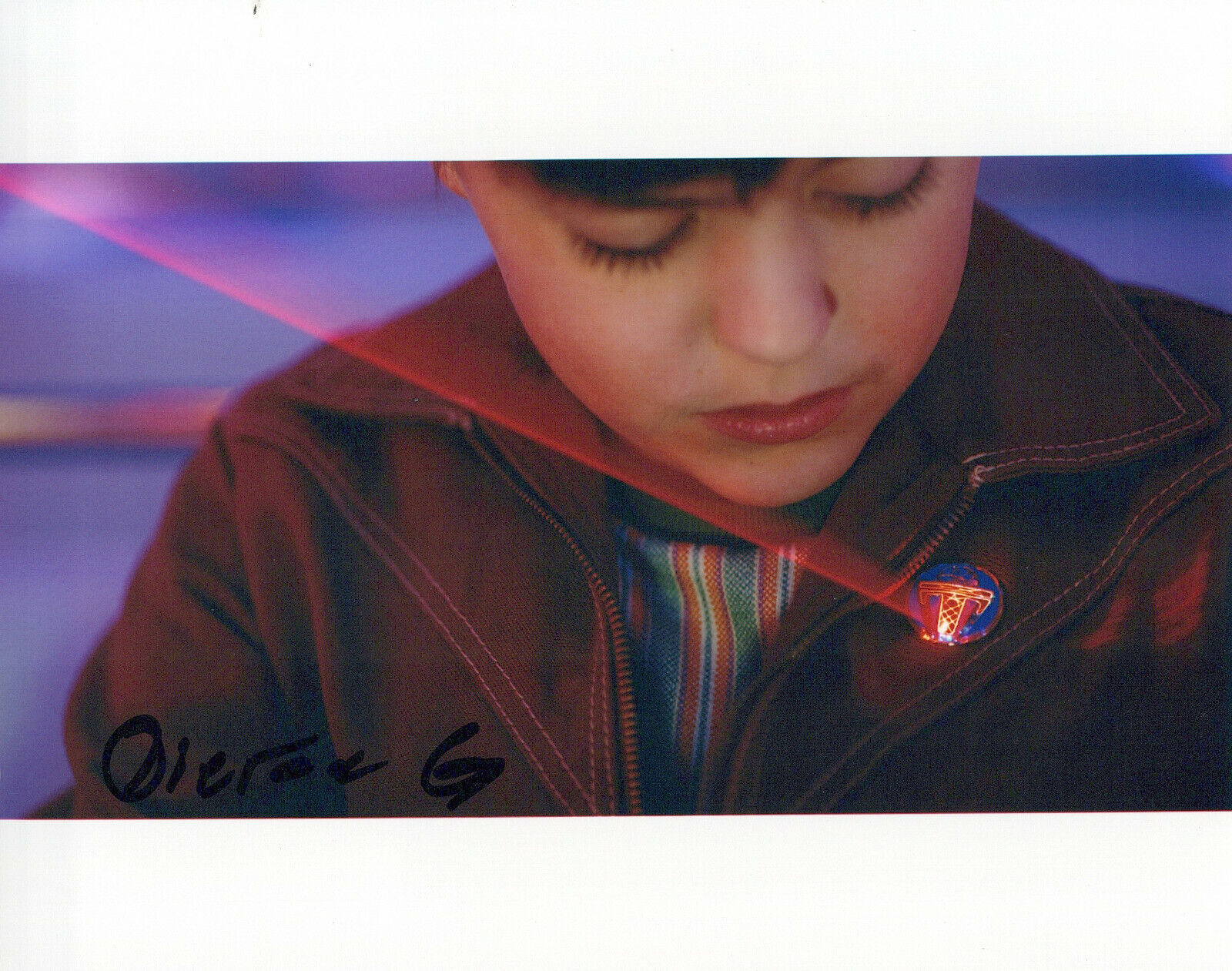 Pierce Gagnon Tomorrowland autographed Photo Poster painting signed 8x10 #1 Disney young auto