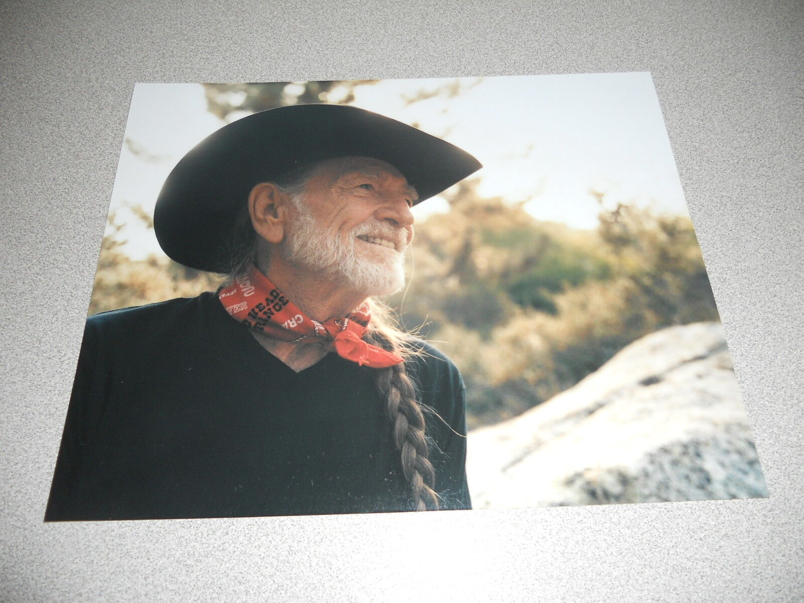 Willie Nelson Cool Promo 8x10 Photo Poster painting #3 Country Guitar