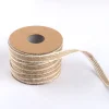 Primary Color Yellow Linen Rope 0.6 / 1 / 1.5 / 2 / 2.5 / 3 / 3.8 / 5 / 6.5cm DIY Packing Bidding Ribbon Roll