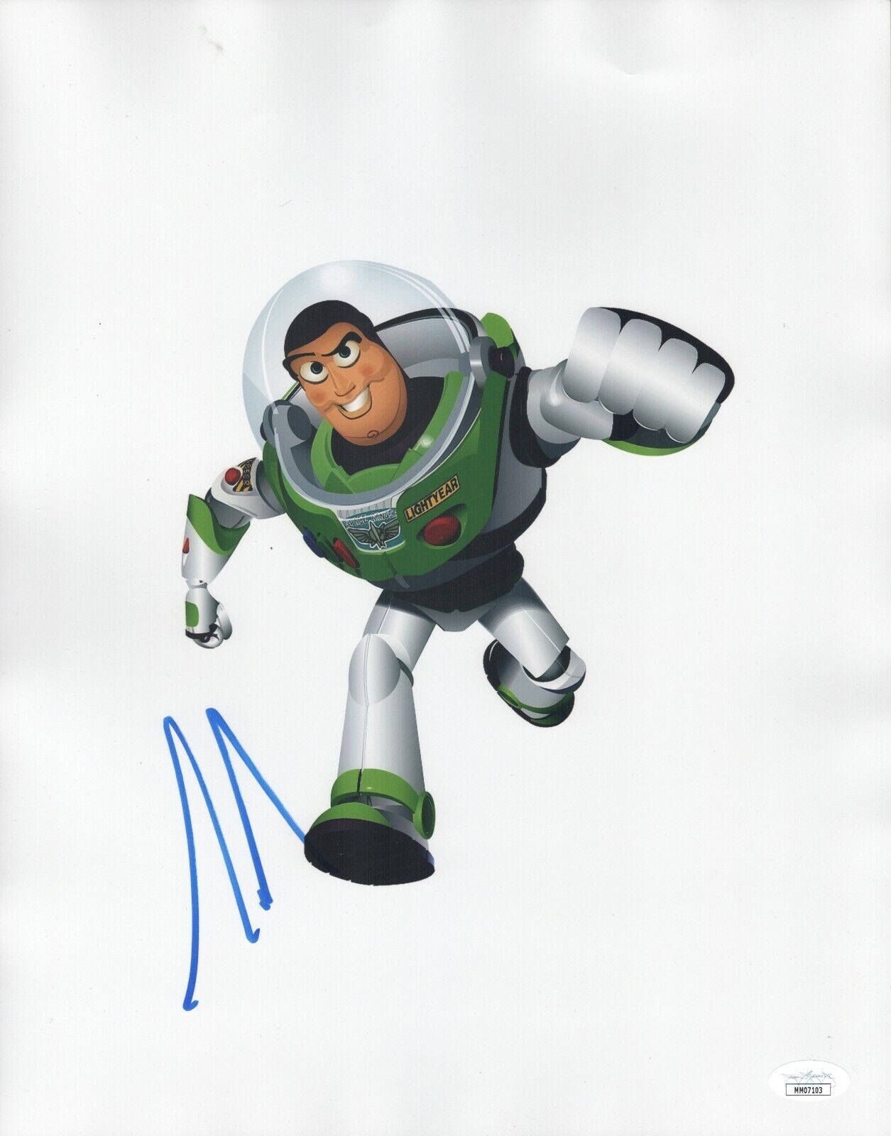 TIM ALLEN Signed TOY STORY's BUZZ LIGHTYEAR large 11x14 Photo Poster painting with JSA COA