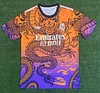 2024/2025 Real Madrid Training Wear Orange and Purple Football Shirt 1:1 Thai Quality