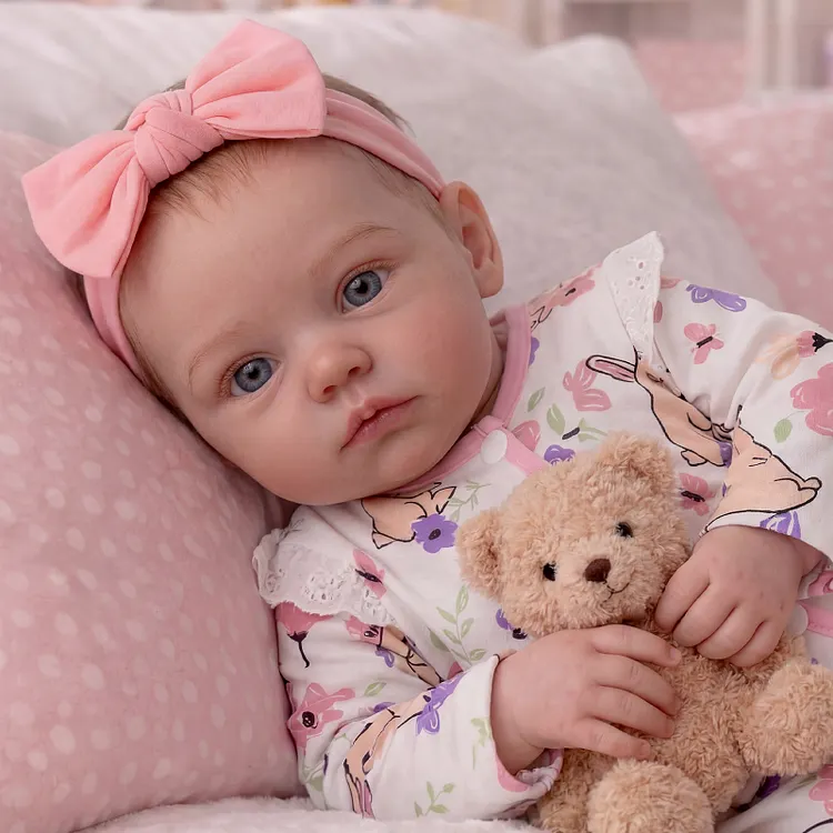 Babeside Merlow 17" Realistic Baby Doll &ndash; Soft & Safe Vinyl Newborn Girl Gift for Kids