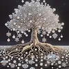 Arbre de vie en cristal de perle en forme sp&eacute;ciale 5D bricolage partiel diamants points kits d&rsquo;art en pierres 30*30m diamants peintures de diamants peintures diamants peintures d&rsquo;art gemme pour adultes d&eacute;butants d&eacute;coration int&eacute;rieure