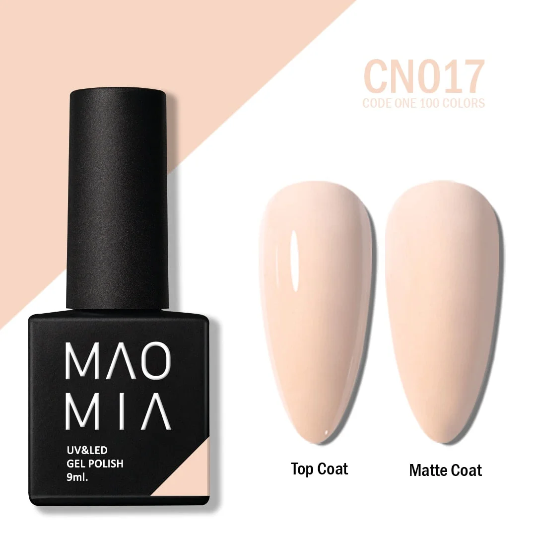 MAOMIA CODE ONE Gel Polish 100 Colors Soak Off UV/LED 9ML Professional Salon Nail Paint Semi Permanent Manicure