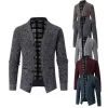 💥2025 New Arrivals!Men's V-neck Cardigan Casual Knit Jacket for Autumn and Winter