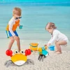 Children's electric automatic induction crab toy can crawl intelligent obstacle avoidance cartoon small toy