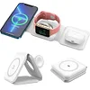 3 in 1 Wireless Charger Mobile Phone Holder Watch iwatch15 iphon14 Fast Charging Magnetic Suction