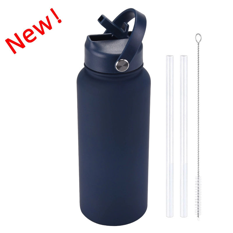 Casual Solid Color Stainless Steel Thermos Cup