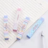 20PCS Classic Rainbow Floral Rectangle Erasers for Kids Student Office Exam Stationery Gift