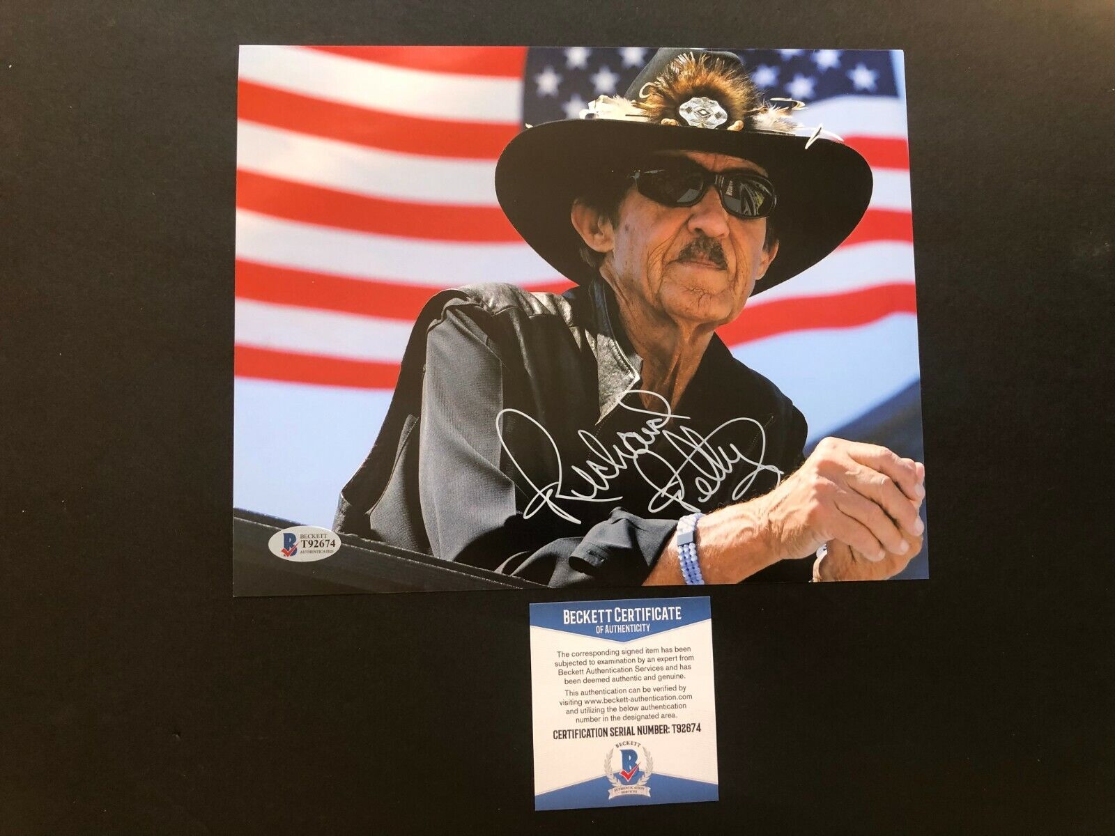 Richard Petty Hot! signed autographed Nascar legend 8x10 Photo Poster painting Beckett BAS coa